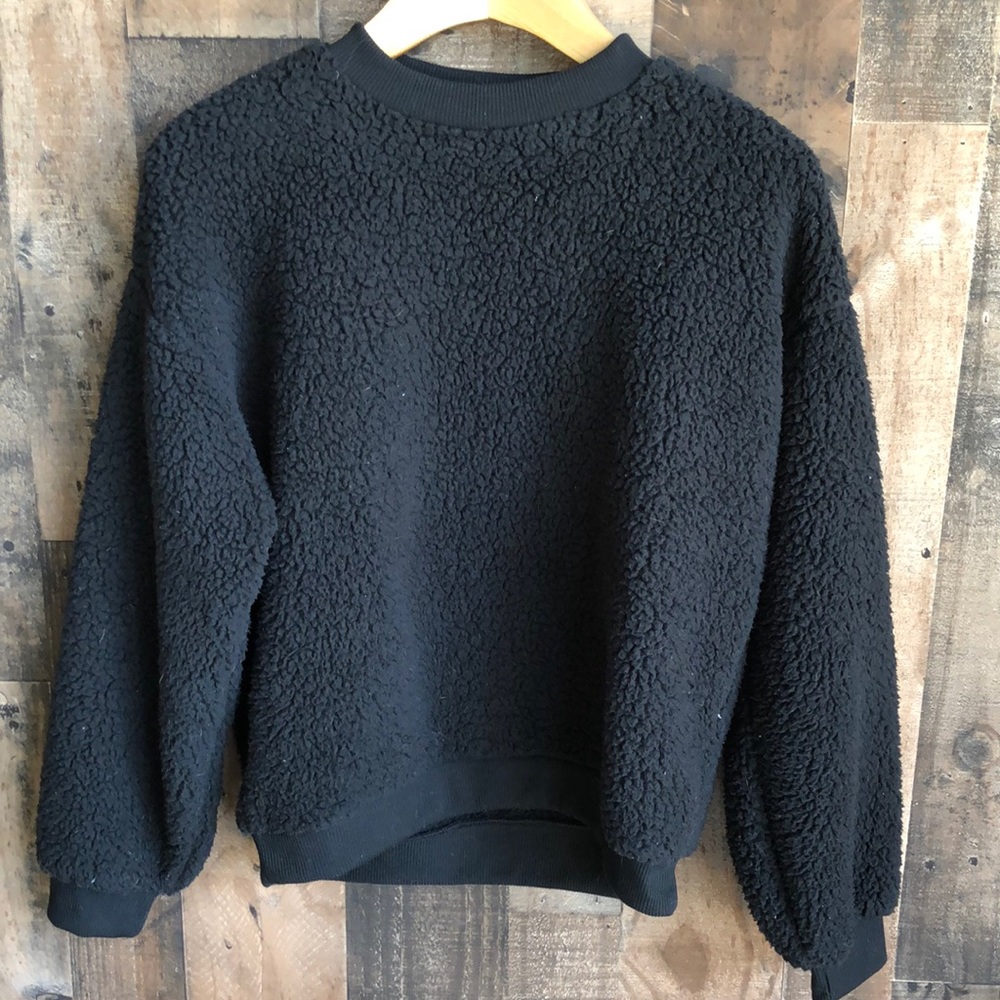 American Eagle Sherpa crew neck